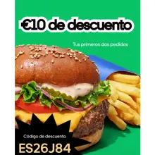 10€ de descuento por compras superiores a 15€ en Uber eats.