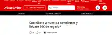 10€ GRATIS al suscribirte al Newsletter de MediaMarkt (Compras +100€)