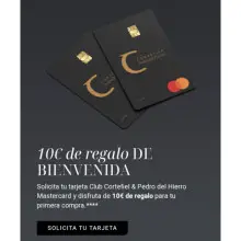10€ GRATIS para  Cortefiel o Pedro del Hierro con su nueva MasterCard (Compra mínima de +10€)