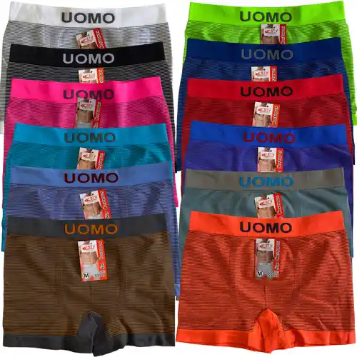 12 Pack Boxer sin costuras Uomo