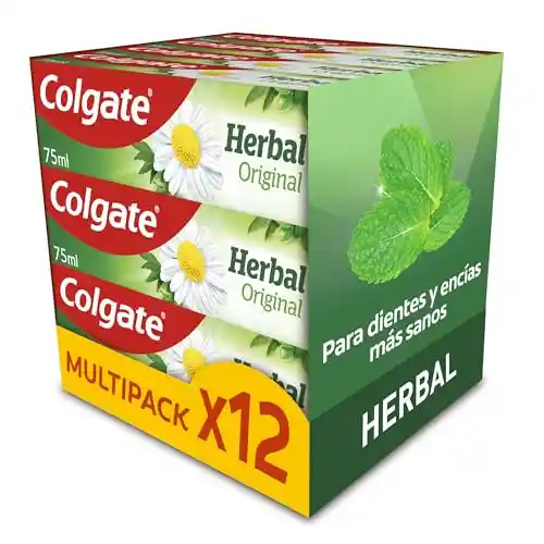 12x Colgate Herbal Pasta de Dientes 75ml