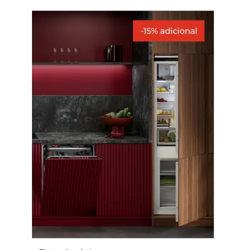 15% adicional Gran electrodoméstico integrable de Bosch, AEG, Teka, Haier y más  Del 8 al 21 de mayo.