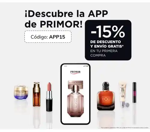 15% de descuento en la app de PRIMOR