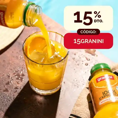 15% de DTO en zumos Granini - CUPÓN