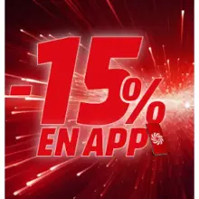 15% en todo desde la APP -  Mediamarkt hasta el 29/07