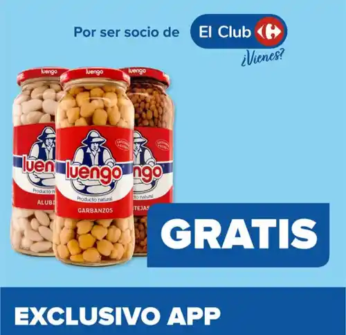2 botes de legumbres gratis en Carrefour (solo el 24/2)