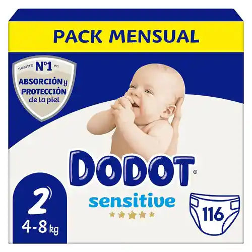 2 - DODOT PACK SENSITIVE diaper size 2 (2x58 PCs) - AliExpress 1501