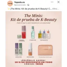 20% en kit de prueba K-Beauty / YEPODA
