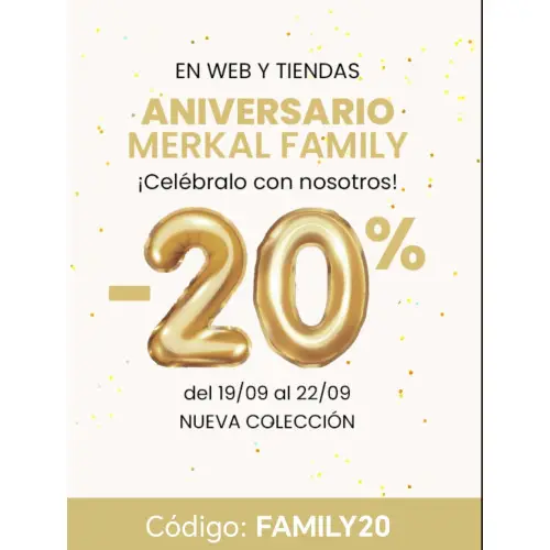 20% en Merkal +15%