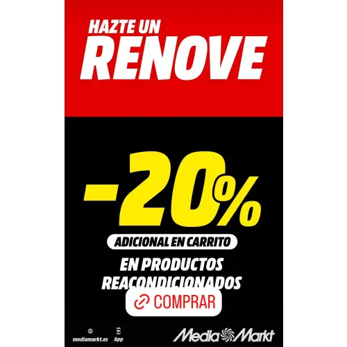 20% MediaMarkt productos reacondicionados