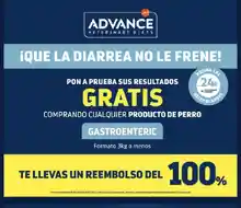 Prueba Gratis advance con hasta 30€ para AVET Gastroenteric (Pienso para perros) Reembolso