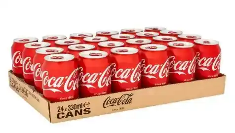 24 Latas De COCA COLA / COCACOLA ZERO SABOR ORIGINAL, CAJA 24Unidades lata 33cl / 330ml, Envio Desde España