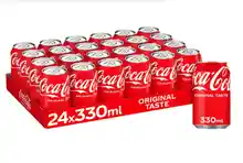 CocaCola 24Latas Sabor Original/Zero, 24 Unidades de 33cl/330ml