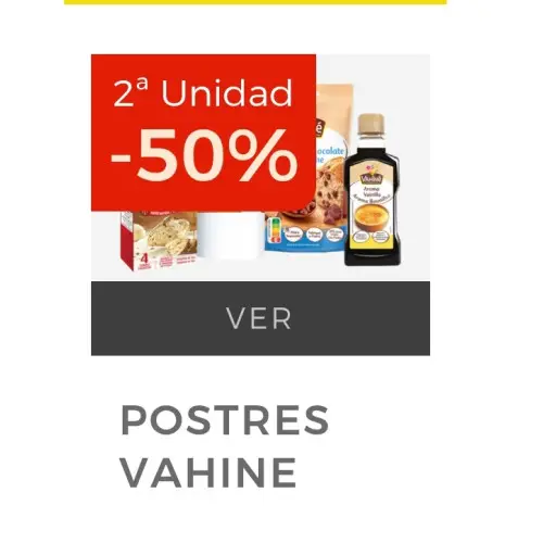 2a unidad -50% postres