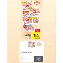 2x1 Campofrío loncheado en Carrefour con Gelt