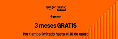 3 meses gratis Amazon music