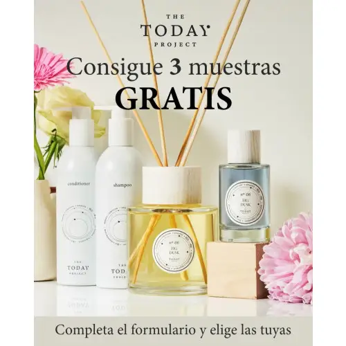 3 muestras GRATIS de Fragancias The today Project (Pagando envío)