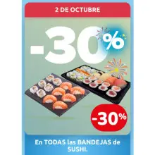 30% de descuento en sushi (Carrefour 02/10)