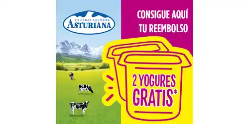 ¡Consigue hasta 0,65€ de reembolso en yogures de Central Lechera Asturiana! 🥛✨