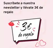 3€ de descuento en Arenal Perfumerías al Regístrate en su Newsletter