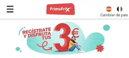 3€ de descuento Primaprix por compras de 6€