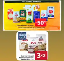 3x1 en arroz SOS (solo hoy en Carrefour)