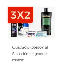 3X2 en productos de cuidado personal en El corte inglés