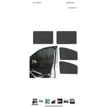 4 Piezas Parasol de Coche,Protector Sol Coche