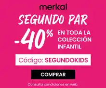 40% de descuento en merkal para la vuelta al cole