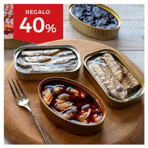 40% de regalo por compras superiores a 20 € en una selección de marcas de conservas de pescado El corte inglés online