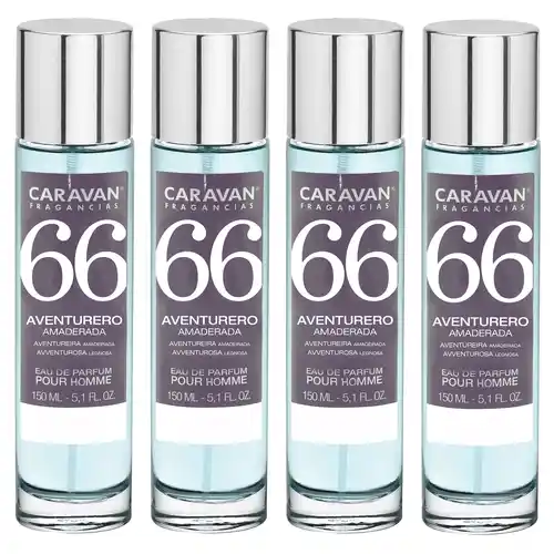 4x Caravan Men's Perfume No. 66 - 150ml.