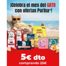 5€ de descuento en una selección de productos gato en Día (Compras 25€)