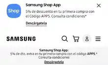 5% dto primera compra en app |Samsung España
