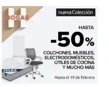 50% Carrefour en colchones, muebles, electrodomésticos , útiles de cocina y mucho más