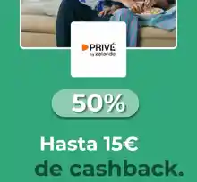 50% de cashback en Zalando Privé con TopCashback (Te devuelven la mitad de lo que compres)