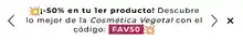 50% en producto favorito - nuevos clientes YVES ROCHER