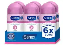 X6 Sanex Dermo invisible Roll-On