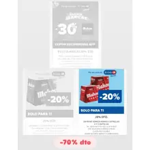70% de descuento en botellas mahou (Carrefour cuentas seleccionadas)