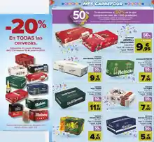 70% de descuento en Cervezas (Solo este finde) en Carrefour