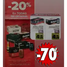 70% de descuento en Estrella Galicia (entre otras cervezas en Carrefour) del 4 al 10 de Septiembre