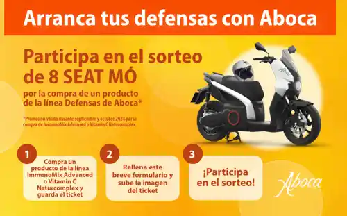 ABOCA SORTEA 8 ESCOOTER SEAT MÓ (Sortero por compra)