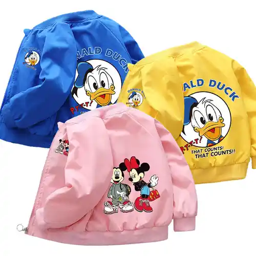 abrigos dibujos animados Mickey Mouse sudaderas con capucha chaqueta para niños sudadera niños 1-6 Años