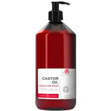 Aceite de Ricino Serum Pestañas y Cejas, Aceite Reparador Pelo, Estimulador del Crecimiento, Hidratante Barba, Anticaida Natural, Uñas y Cuticulas BIO Castor Oil 1000 ml 1 L