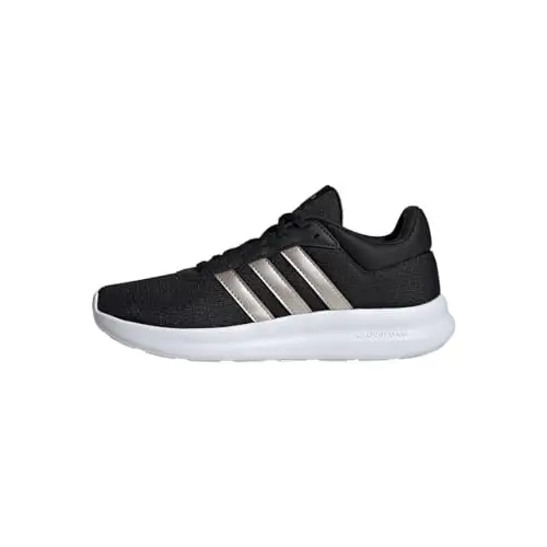 adidas Lite Racer 4.0, Zapatos Mujer, Core Black/Champagne Met./Champagne Met, 39 EU