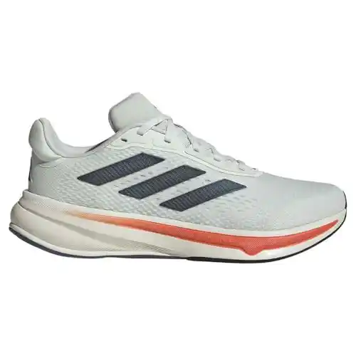 adidas Response Super M Running Shoes, Zapatillas para Correr Hombre, Crystal Jade/Carbon/Solar Red, 40 EU