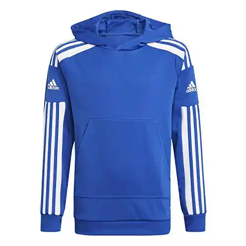 adidas Squadra 21 Hoodie, Sweatshirt Unisex niños, Team Royal Blue/White, 128