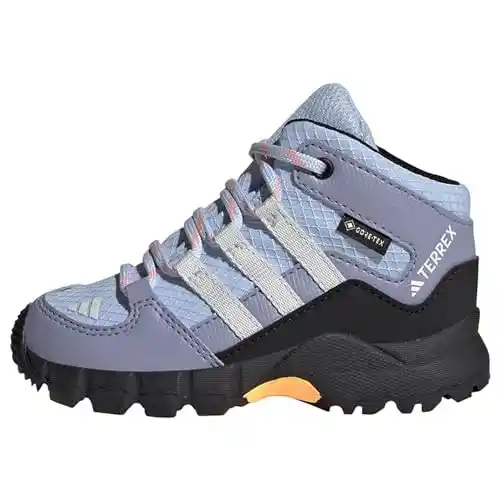 adidas Terrex Mid Gore-tex Hiking Shoes, Zapatillas Unisex bebé, Blue Dawn Grey One Solar Gold, 19 EU