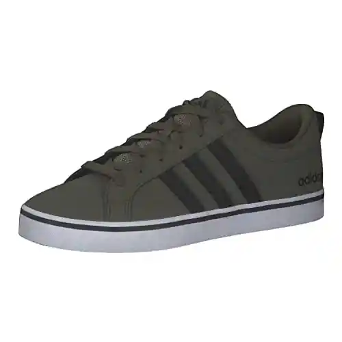 adidas Vs Pace 2.0 Shoes, Zapatillas Hombre, Olive Strata Core Black Cloud White, 44 2/3 EU