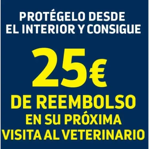 Advance te reembolsa 25€ de una visita al Veterinario con la compra de uno de sus productos (Reembolso)