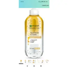 Agua micelar bifásica Garnier 400ml